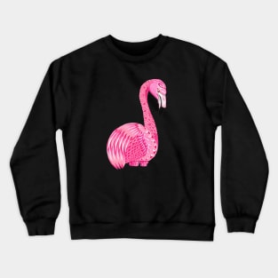 Pink Flamingo Totem Animal Crewneck Sweatshirt